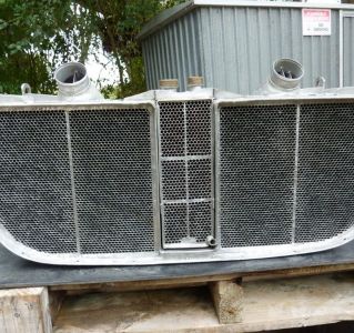Completed radiator ready for delivery